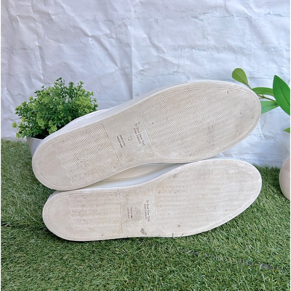 To boot New York Carlin Sneaker white Tan /Leather size 12 gently worn - Picture 15 of 16